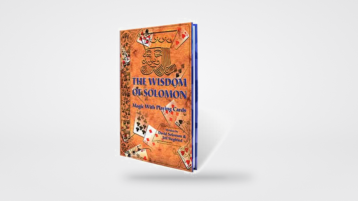 The Wisdom Of Solomon by David Solomon and Jeff Siegfried - Book on a neutral studio background
