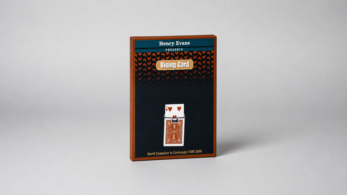 Rising Card (Red) by Henry Evans - Trick on a neutral studio background