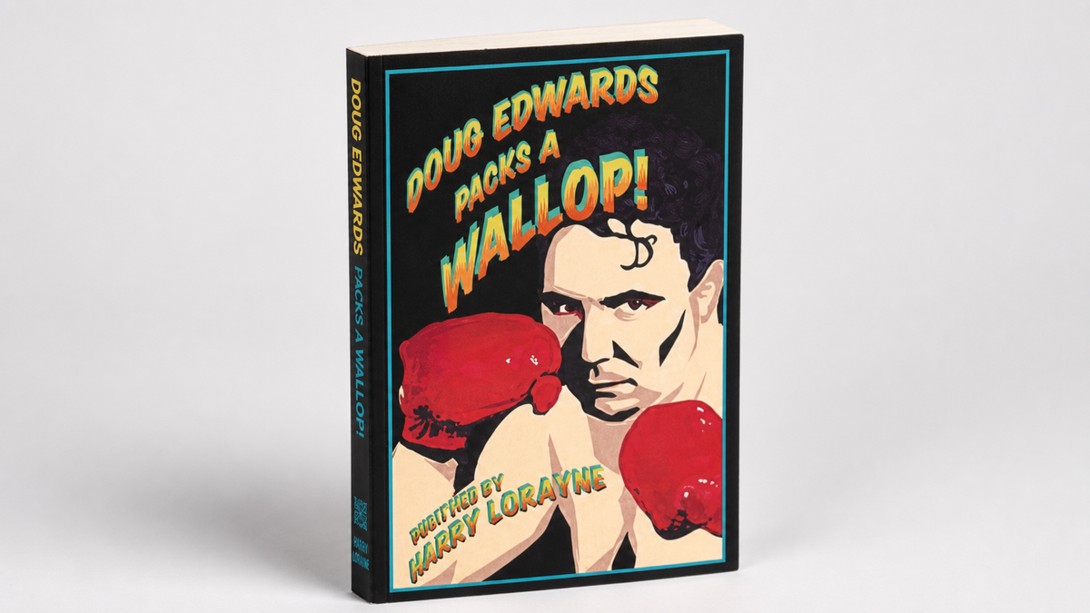 Doug Edwards Packs a Wallop - Book on a neutral studio background