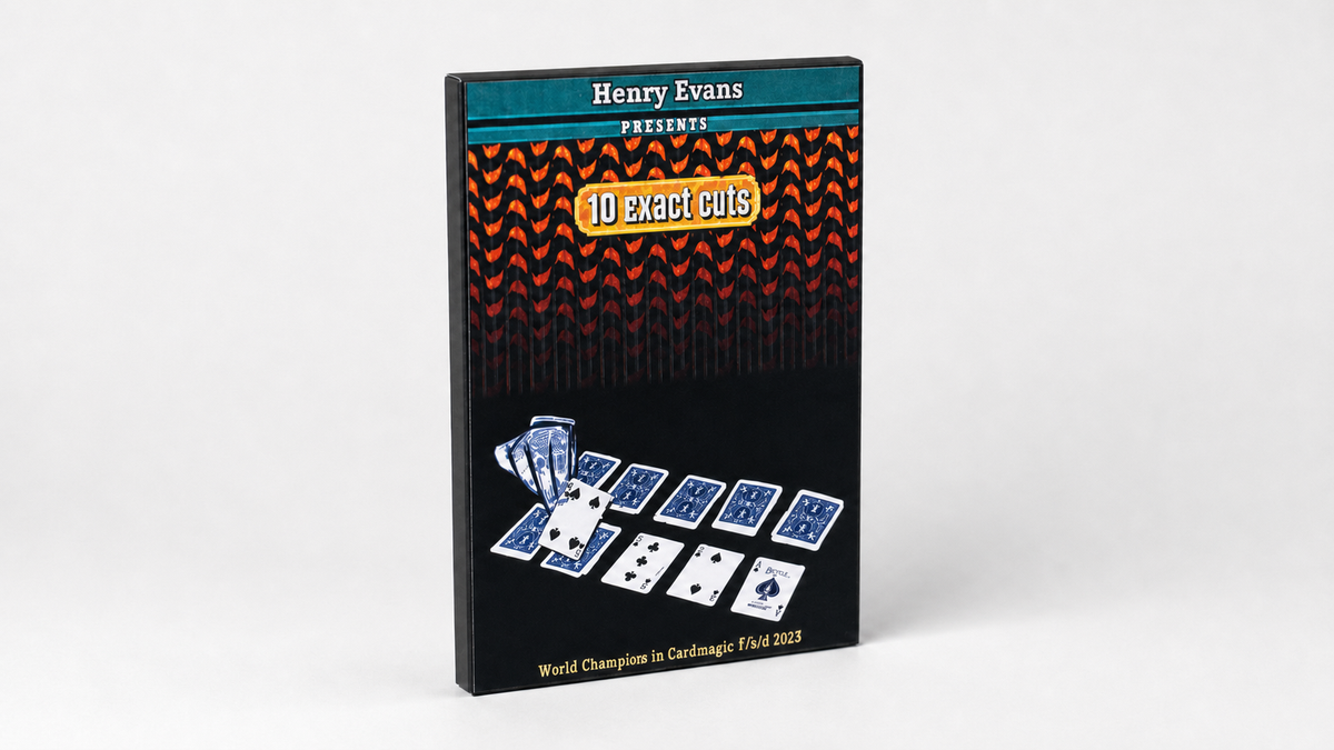 10 Exact Cuts (BLUE) Henry Evans on a neutral studio background