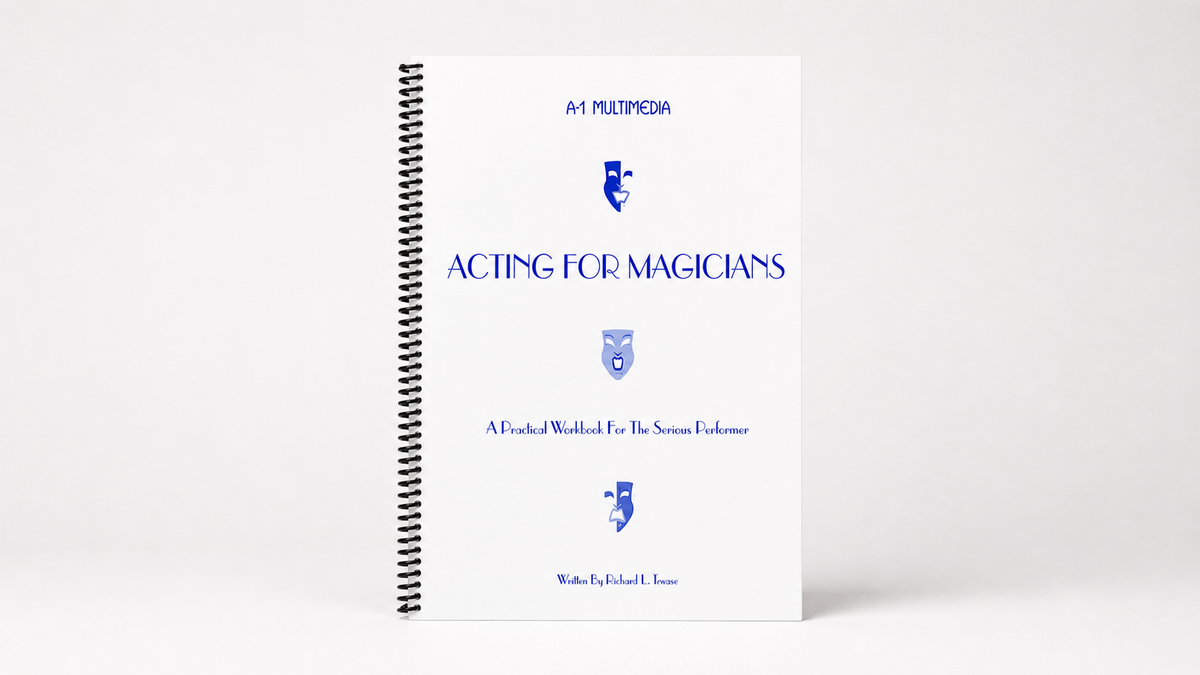Acting for Magicians by Murphy's Manufacturing - Book on a neutral studio background