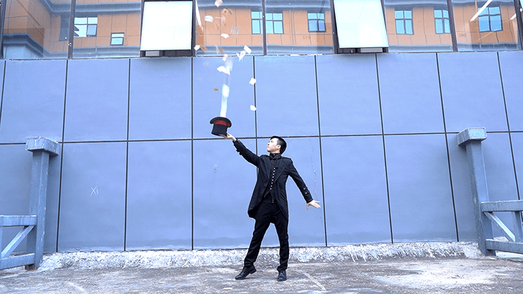 THE ROCKET Card Fountain RIGHT HANDED (Wireless Remote Version) by Bond Lee - Trick