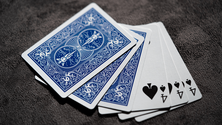 4 FLUSH BLUE by Nick Trost and Murphy's Magic - Trick