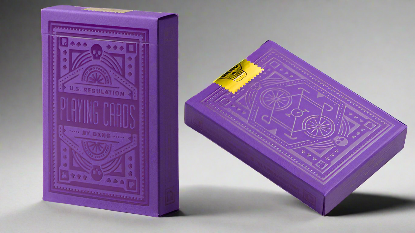 DKNG (Purple Wheel) Playing Cards by Art of Play