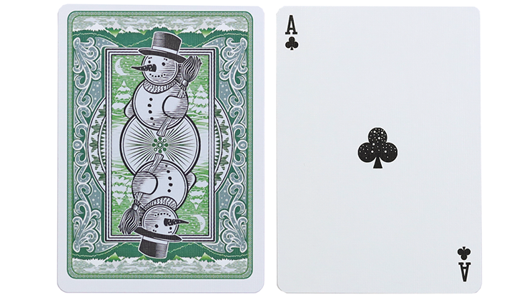 Bicycle Snowman (Green)