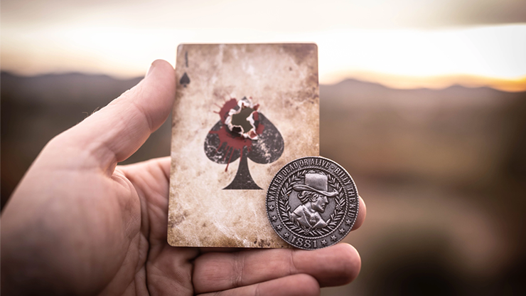 Deadwood (Red) Playing Cards by Matthew Wright and Mark Bennett