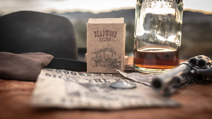 Deadwood (Red) Playing Cards by Matthew Wright and Mark Bennett
