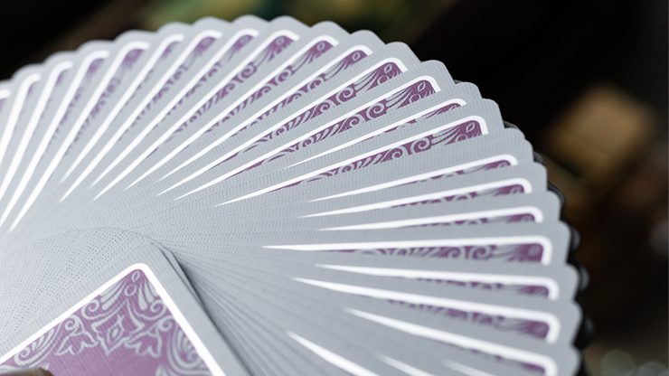 Reflections Ponder (Pink) Playing Cards by Emily Sleights