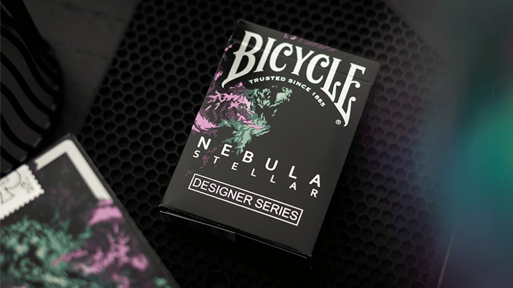 Gilded Nebula Stellar Purple Playing Cards(purple star)