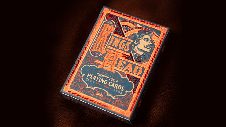 King's Head (Blue & Red) Playing Cards by Joker and the Thief