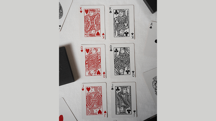 No Borders Edition 2 Crown Back (Red) Playing Cards by Joker and the Thief