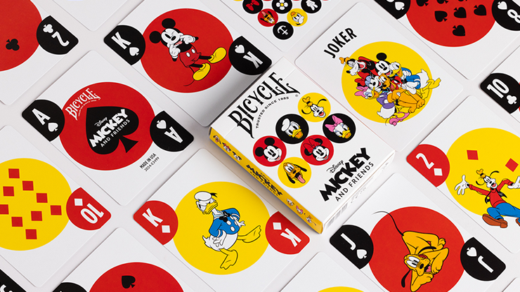 Bicycle Mickey and Friends Playing Card by US Playing Cards
