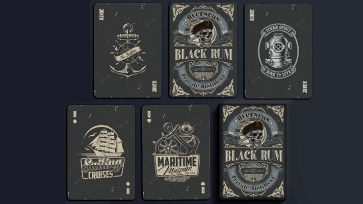 Black Rum Playing Cards