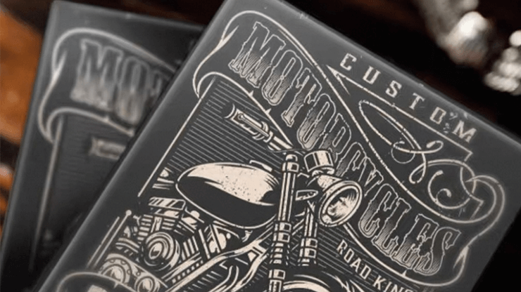 Custom Motorcycles Playing Cards