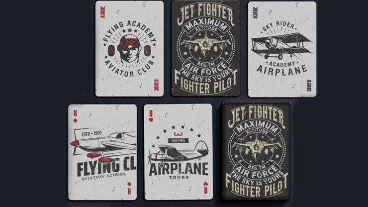 Jet Fighter Playing Cards