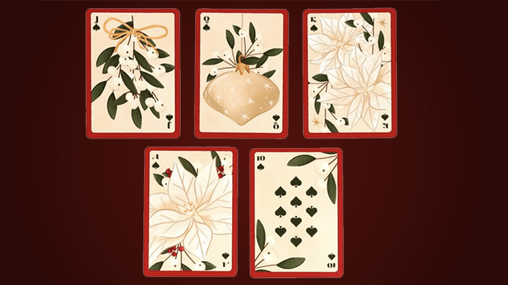 Christmas Botanicals Playing Cards by Puckator UK