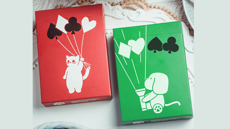 Puppy Diary - Green Limited Edition Playing Cards by