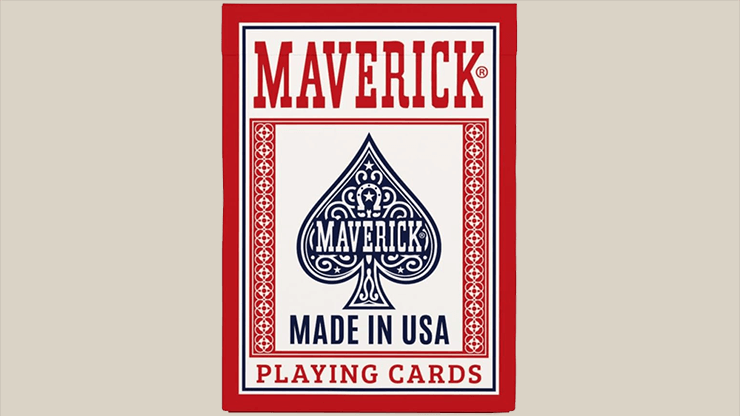 Maverick Made in the USA (Red) Playing Cards