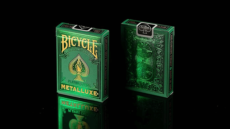 Bicycle Metalluxe Green Playing Cards by US Playing Card Co.
