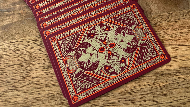 Neko Royal Red Playing Cards
