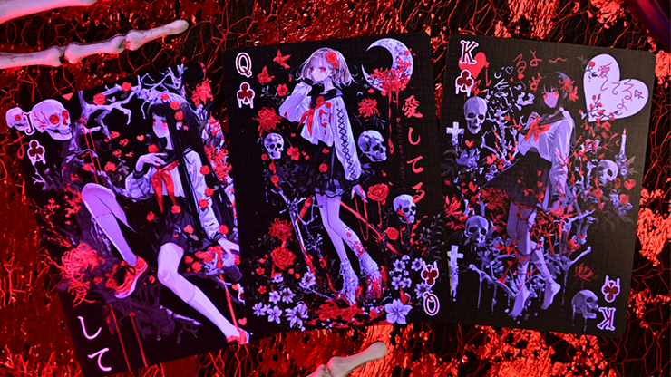 Crimson Maple Playing Cards by Evolkad