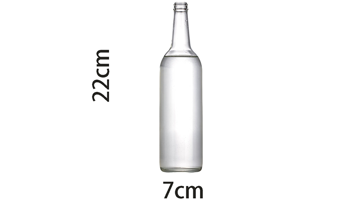 Self Exploding Transparent Beer Bottle