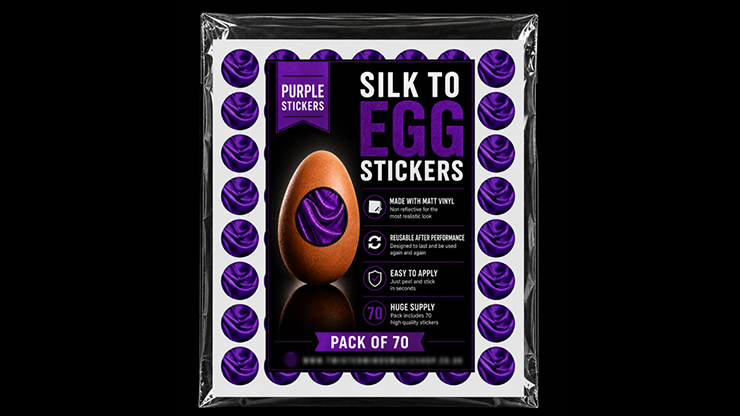 Silk to Egg Stickers Pack of 70
