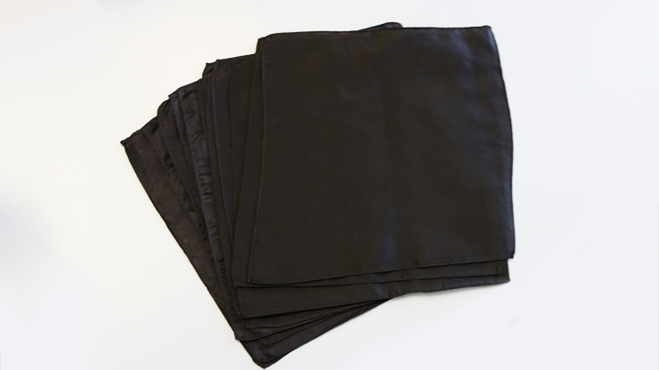 Silk 9 inch Premium 12 Pack bulk (Black) Magic