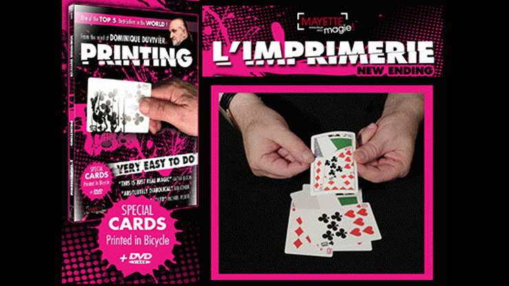 Printing 2.0 with New Ending (Gimmicks and Online Instructions) by Dominique Duvivier - Trick product video — 52Kards