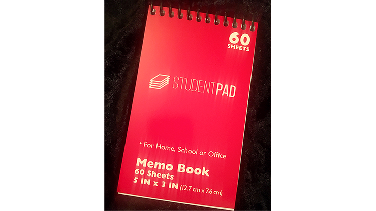 SvenPad® KoD Memo Pad (Red, Single) - Trick product video — 52Kards