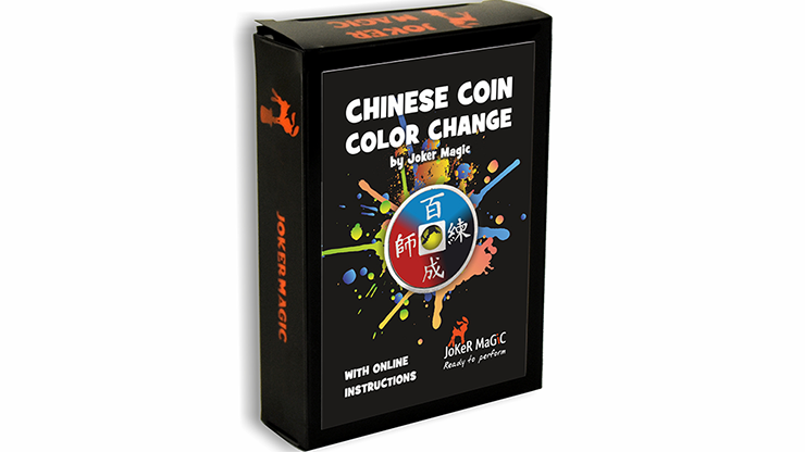Chinese Coin Color Change (Gimmicks and Online Instructions) by Joker Magic - Trick product video — 52Kards
