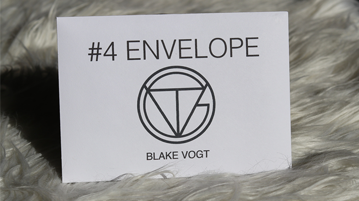 Number 4 Envelope (Gimmicks and Online Instructions) by Blake Vogt - Trick product video — 52Kards
