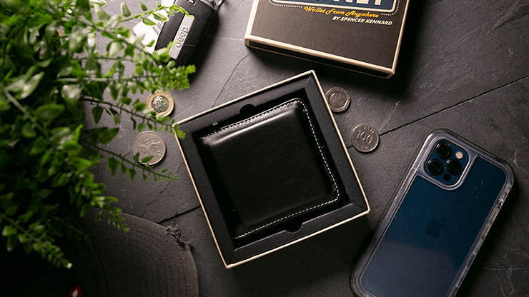 Easy Money Black Wallet (Gimmick and Online Instructions) by Spencer Kennard - Trick product video — 52Kards