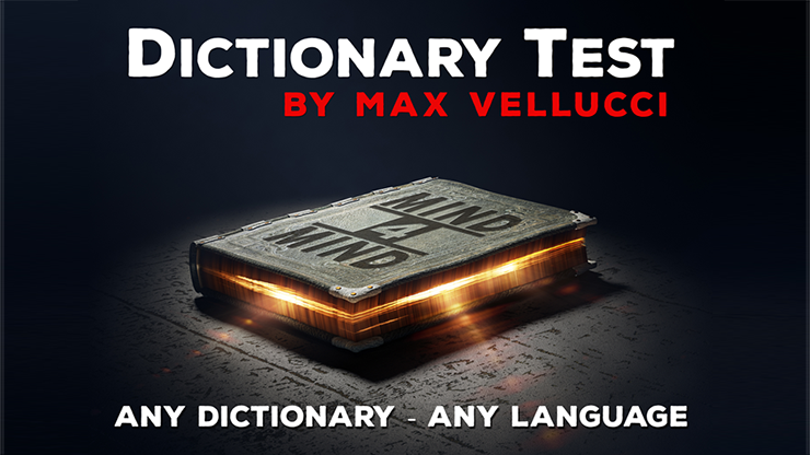 Dictionary Test by Max Vellucci video DOWNLOAD product video — 52Kards