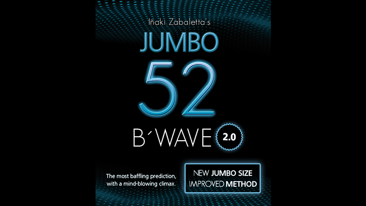 52 B Wave Jumbo 2.0 (Gimmicks and Online Instructions) by Vernet Magic - Trick product video — 52Kards