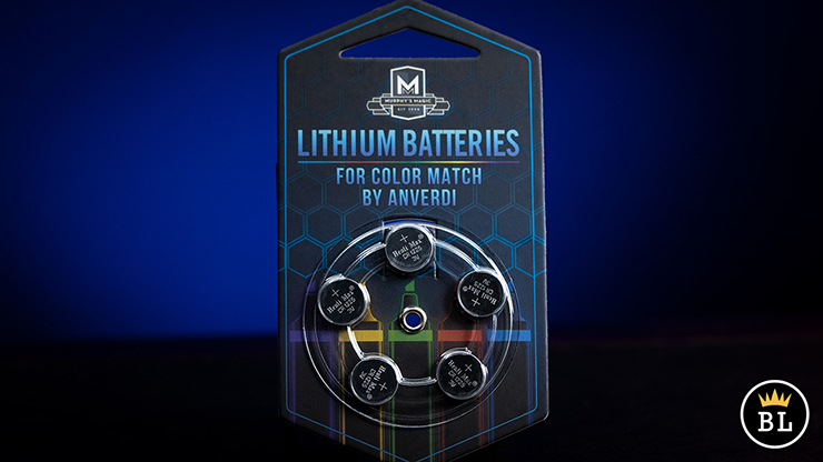 COLOR MATCH BATTERIES (5 pk.) by Tony Anverdi - Trick product video — 52Kards