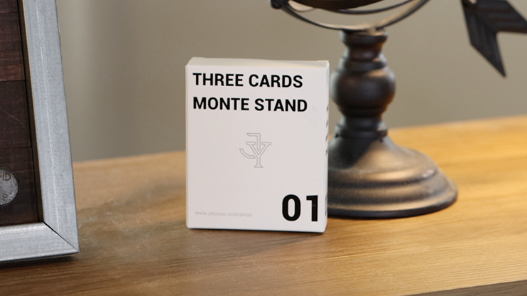 Three Cards Monte Stand RED (Gimmicks and Online Instruction) by Jeki Yoo - Trick product video — 52Kards