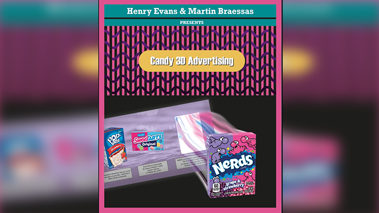 3D Candy Advertisement (Gimmicks and Online Instructions) by Henry Evans and Mysteries - Trick product video — 52Kards