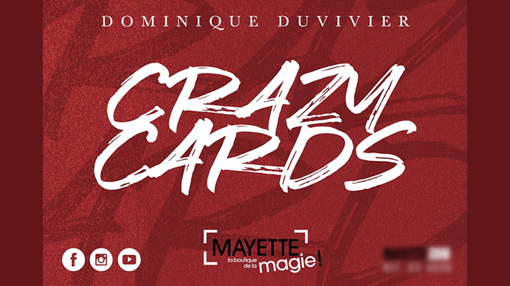 Crazy Cards (Gimmicks and Online Instructions) by Dominique Duvivier - Trick product video — 52Kards