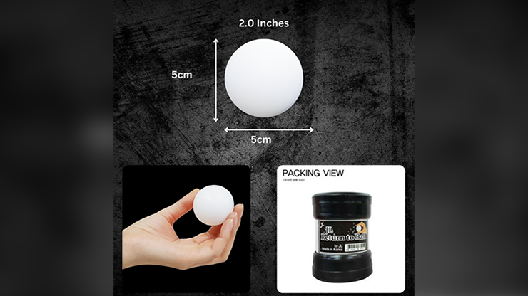Return Ball (White, 2") by JL Magic product video — 52Kards