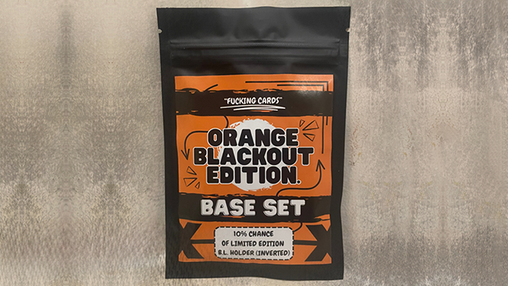 F***ing Cards (Orange Blackout) product video — 52Kards
