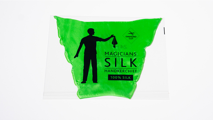 PRO SILK DIAMOND CUT GREEN 18" by Murphy's Magic product video — 52Kards