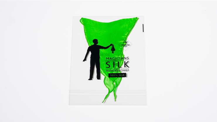 PRO SILK DIAMOND CUT GREEN 12" by Murphy's Magic product video — 52Kards