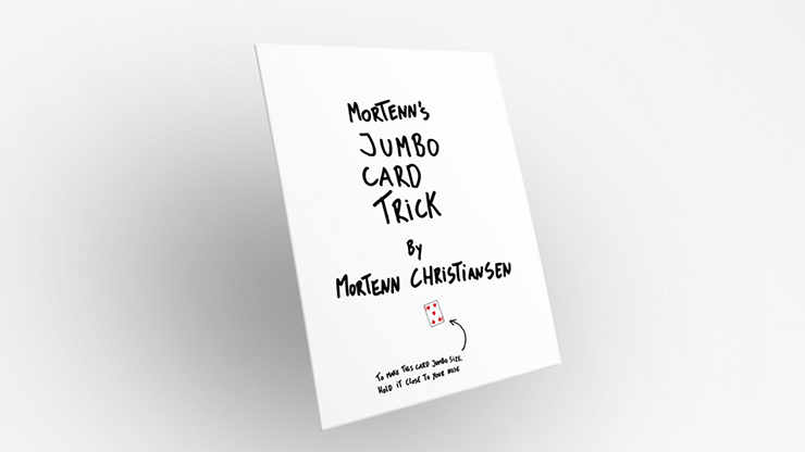 Mortenn's Jumbo Card Trick by Mortenn Christiansen product video — 52Kards