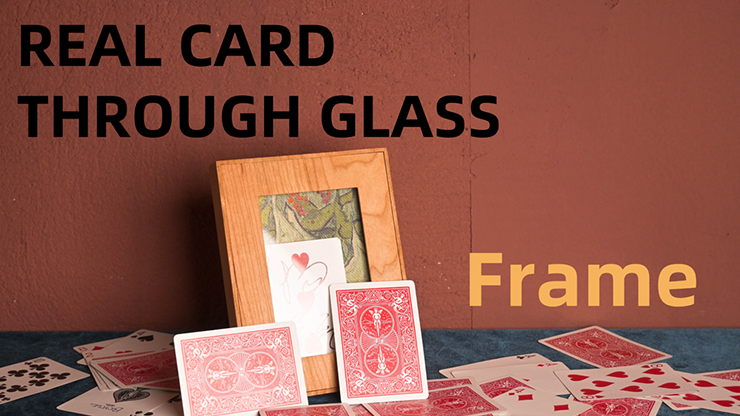 Real Card Through Glass (Frame) by Yang Lei product video — 52Kards