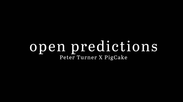 Open Prediction by Peter Turner X Pigcake video DOWNLOAD product video — 52Kards