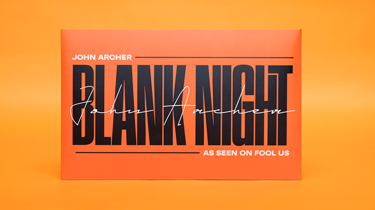 Blank Night 2025 Edition (Orange) by John Archer product video — 52Kards