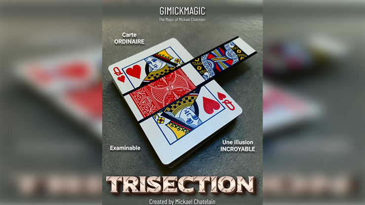 TRISECTION (Red) by Mickael Chatelain product video — 52Kards