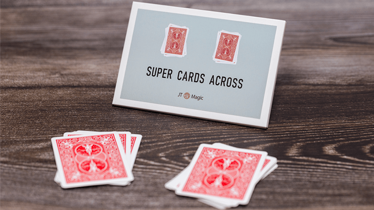 Super Cards Across (Red) by JT Magic product video — 52Kards