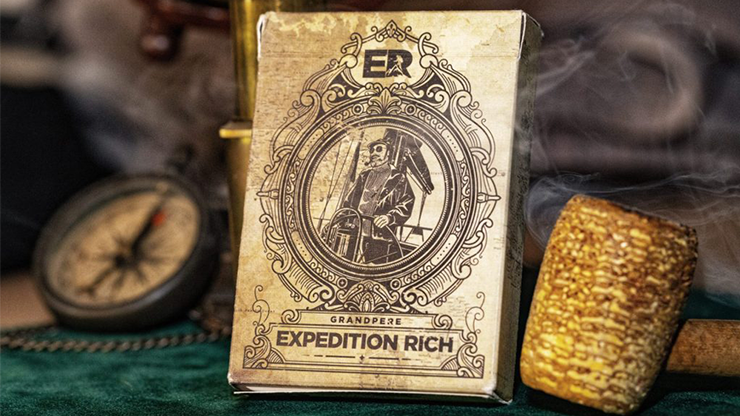 Grandpere Edition Playing Cards with online tutorial product video — 52Kards